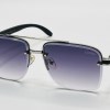 عینک افتابی کارتیر دسته چوب / CARTIER مدل T 8200987 رنگ مشکی نقره ای