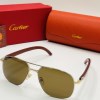 عینک افتابی کارتیر دسته چوب / CARTIER مدل CT 0568 رنگ طلایی