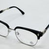 عینک طبی کروم هارتز /CHROME HEARTS مدل 2275 رنگ مشکی نقره ای